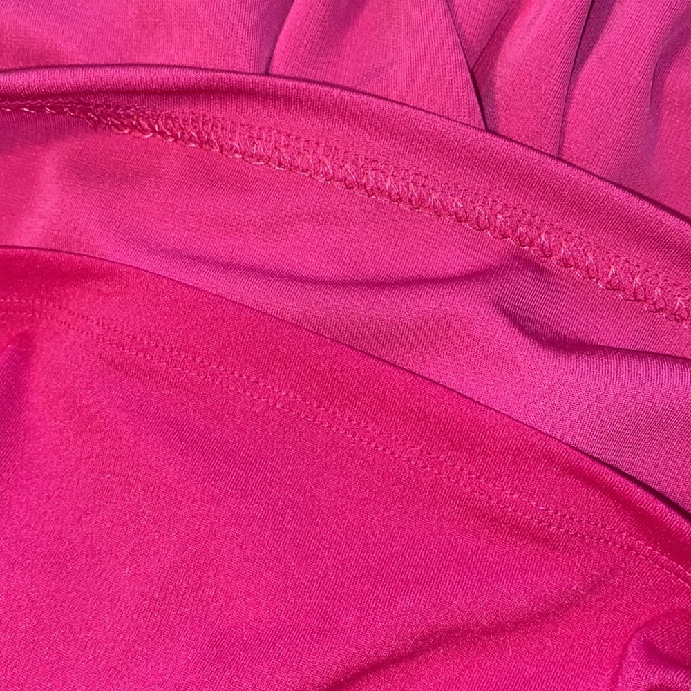 The Limited Berry Fuchsia Pink Open Sleeve Tie Waist Lined Dress NWT - Picture 8 of 12